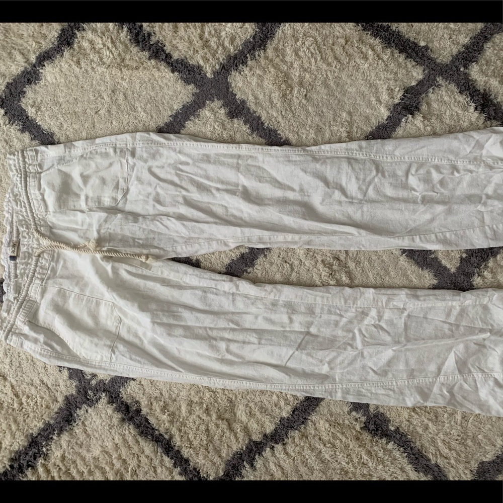 Roxy white flowy pants